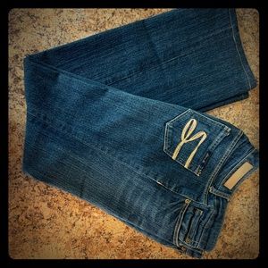 SEVEN7 Premium Denim Slimming Flare SZ 4